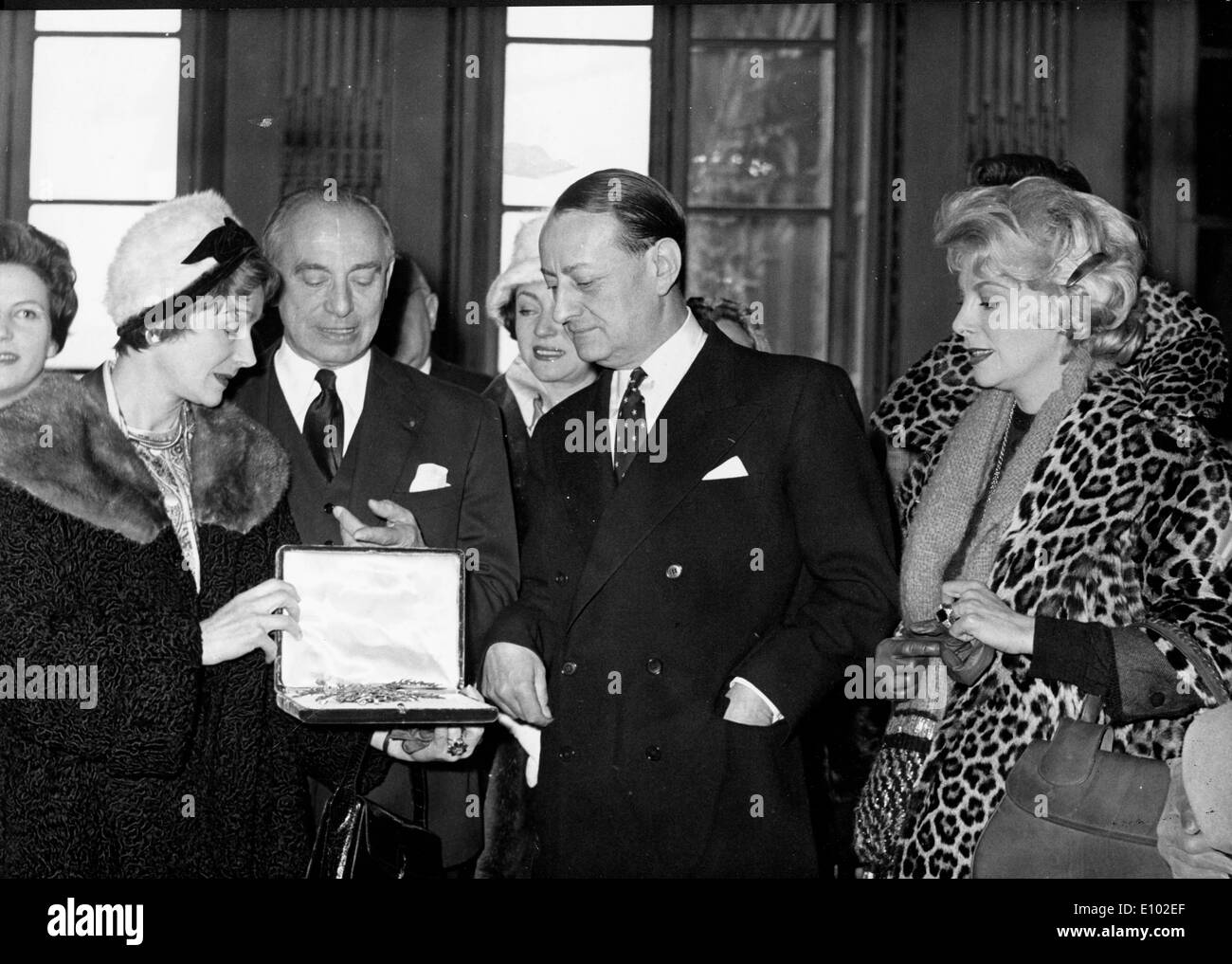 ANDRE MALRAUX (Novembre 3, 1901 Novembre 23, 1976) un autore francese, avventuriero e statista francese della politica e della cultura. Foto Stock