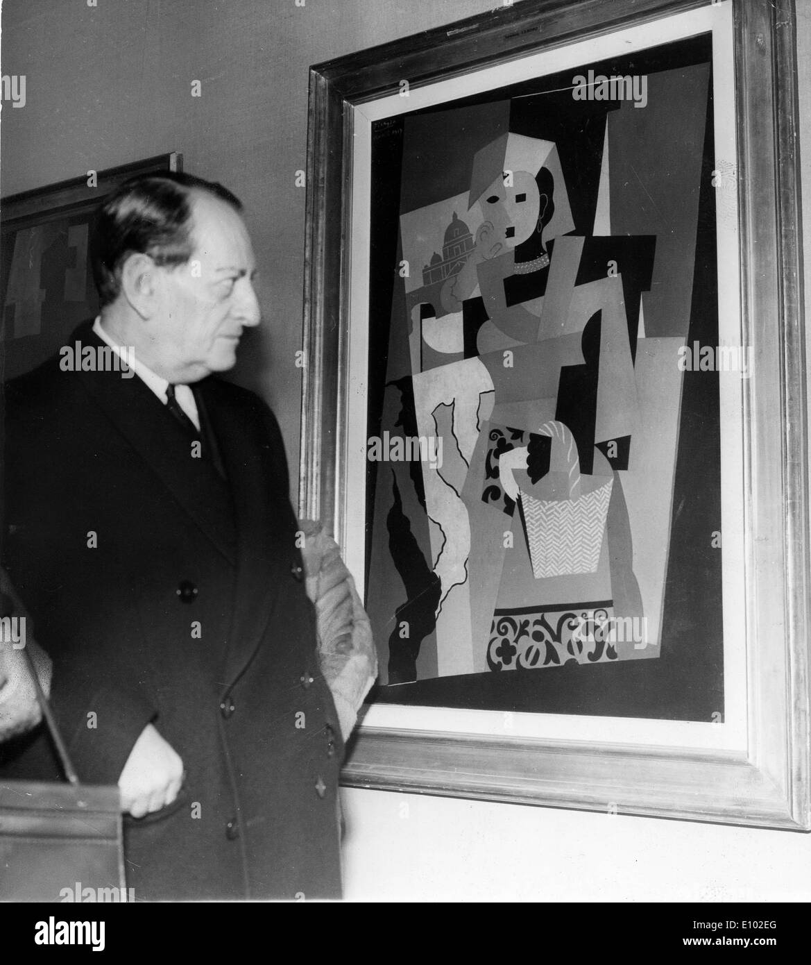 ANDRE MALRAUX (Novembre 3, 1901 Novembre 23, 1976) un autore francese, avventuriero e statista francese della politica e della cultura. Foto Stock