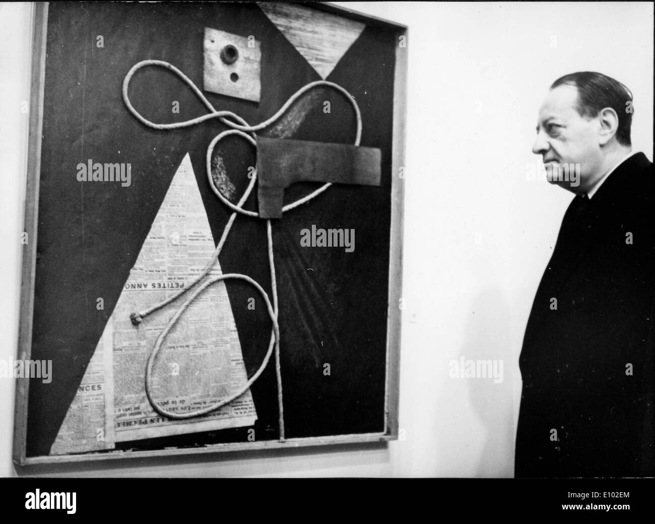 ANDRE MALRAUX (Novembre 3, 1901 Novembre 23, 1976) un autore francese, avventuriero e statista francese della politica e della cultura. Foto Stock