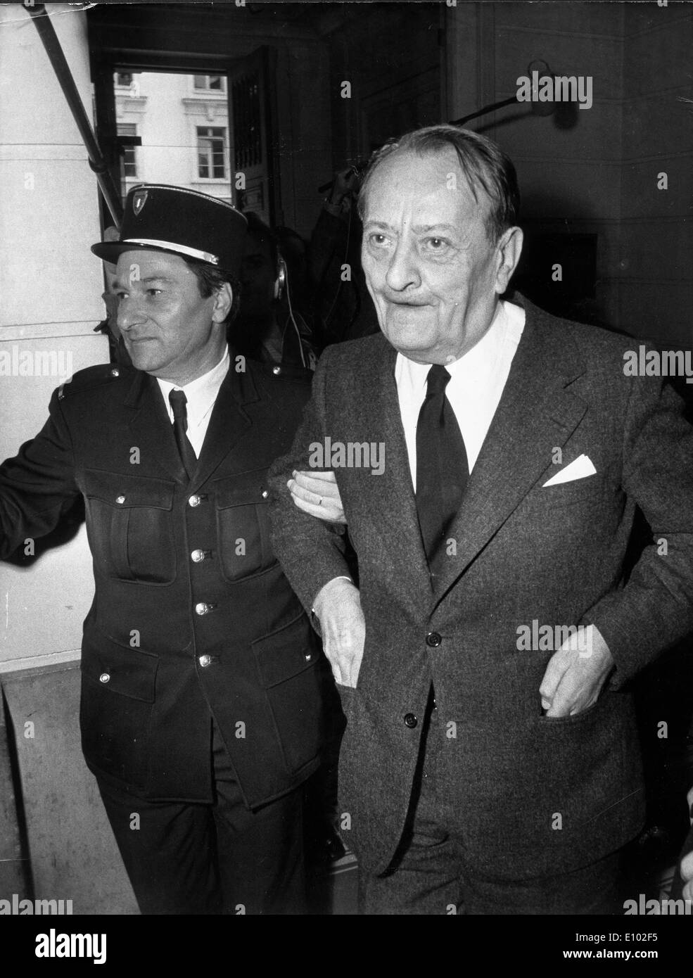 (R) Andre Malraux (Novembre 3, 1901 Novembre 23, 1976) un autore francese, avventuriero e statista francese della politica e della cultura. Foto Stock