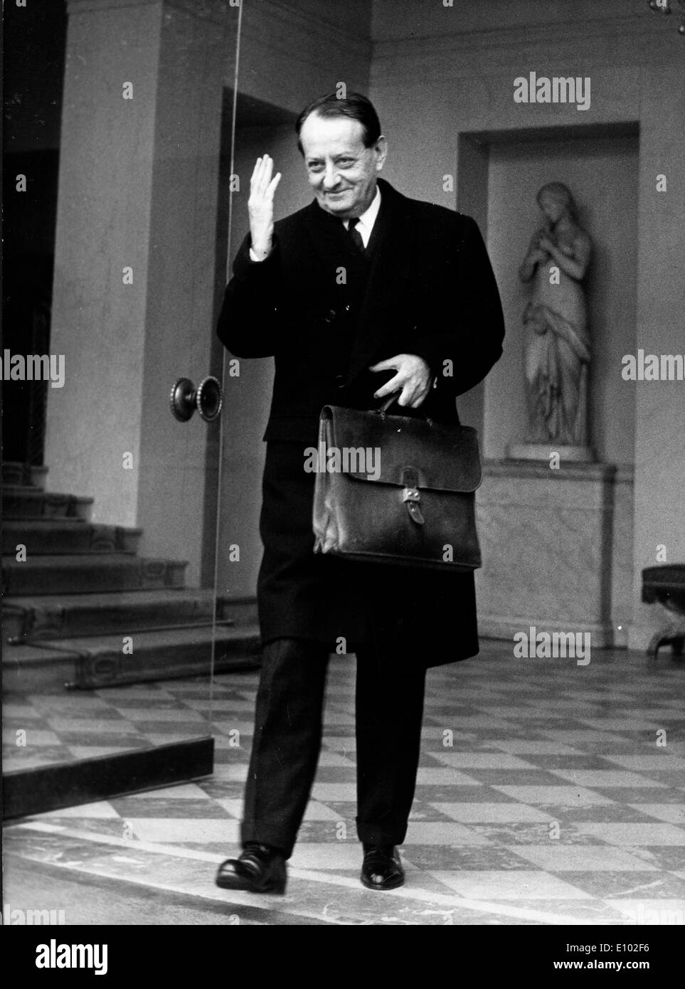 ANDRE MALRAUX (Novembre 3, 1901 Novembre 23, 1976) un autore francese, avventuriero e statista francese della politica e della cultura. Foto Stock