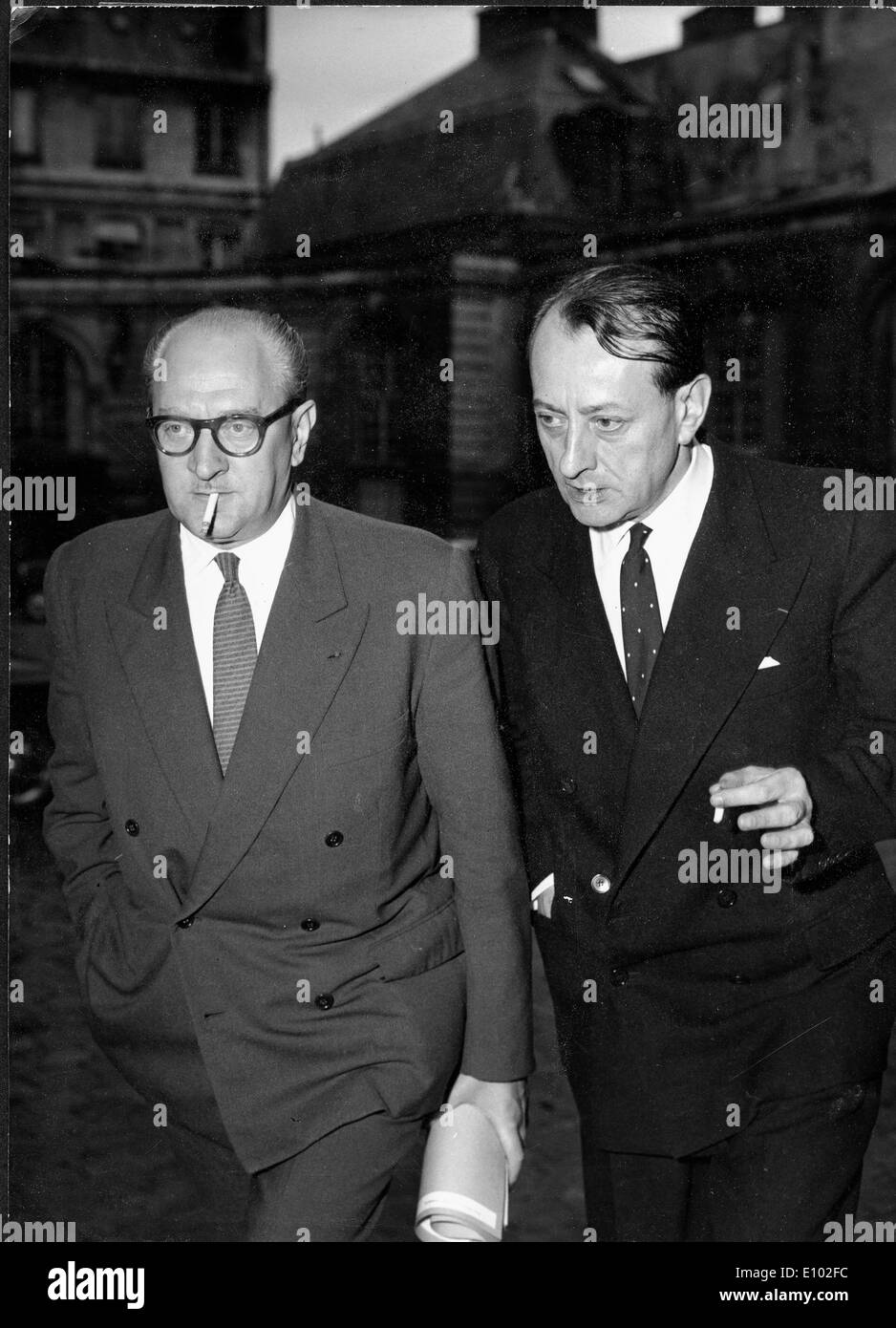 (R) Andre Malraux (Novembre 3, 1901 Novembre 23, 1976) un autore francese, avventuriero e statista francese della politica e della cultura. Foto Stock