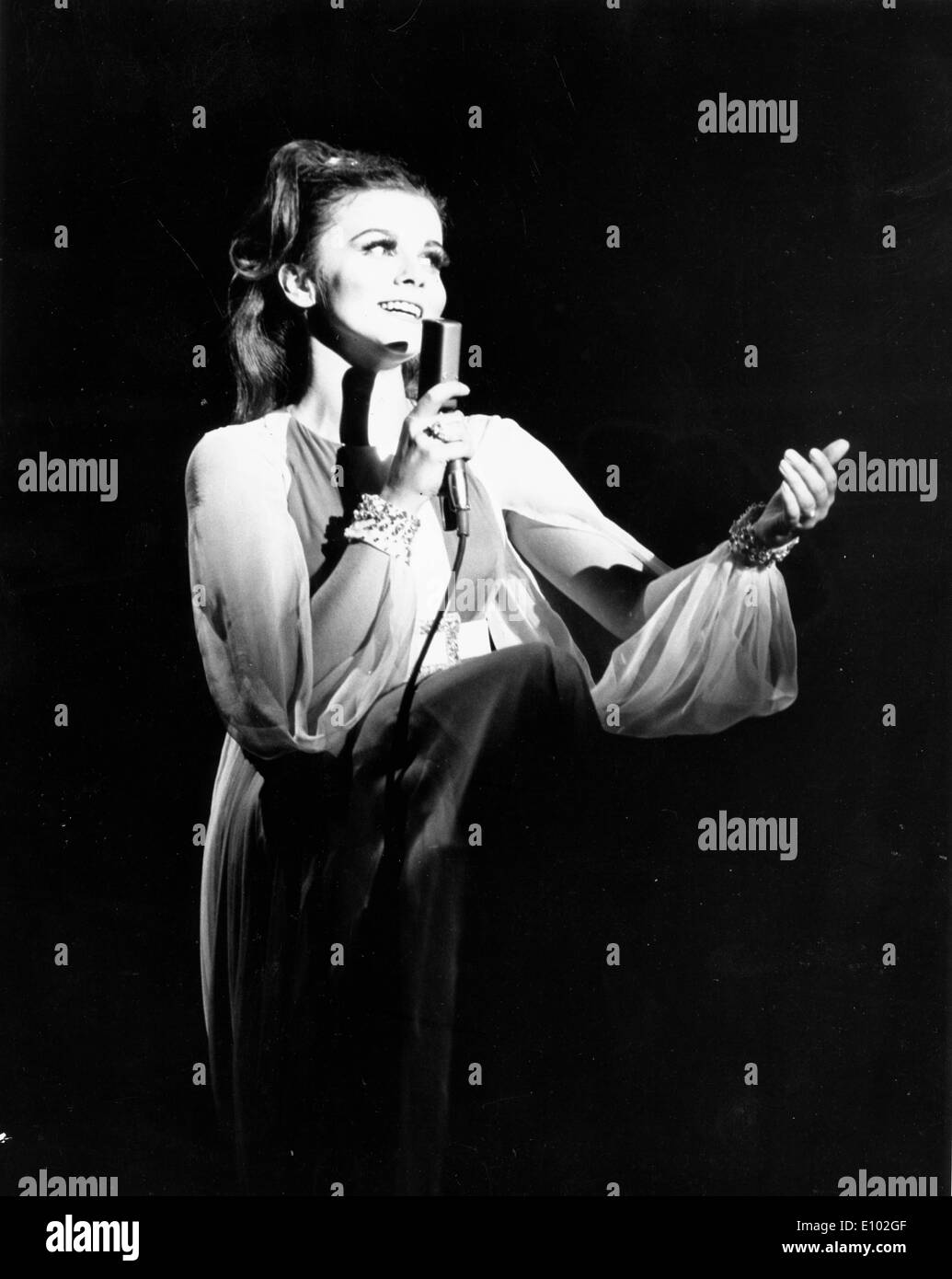 L'attrice Ann-Margret esegue in Las Vegas Foto Stock