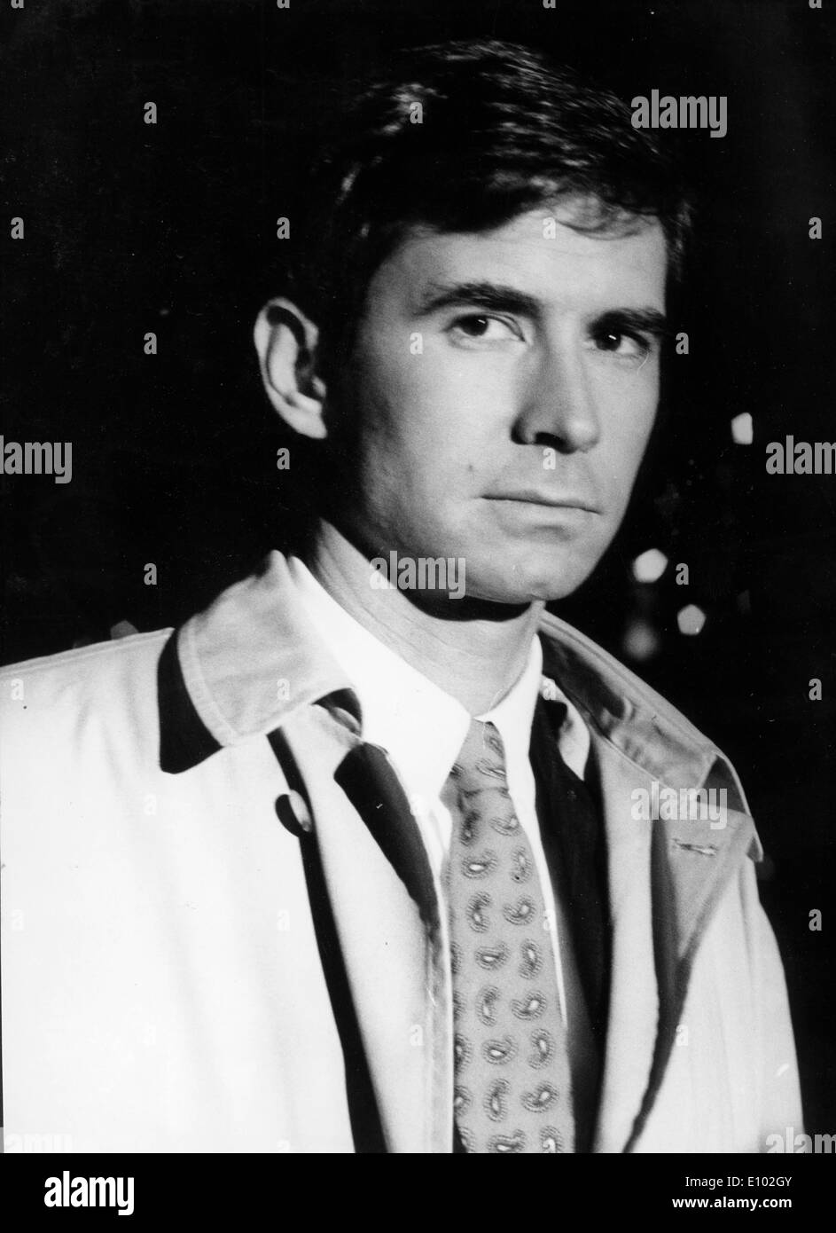Attore Anthony Perkins in 'Champagne omicidi' Foto Stock