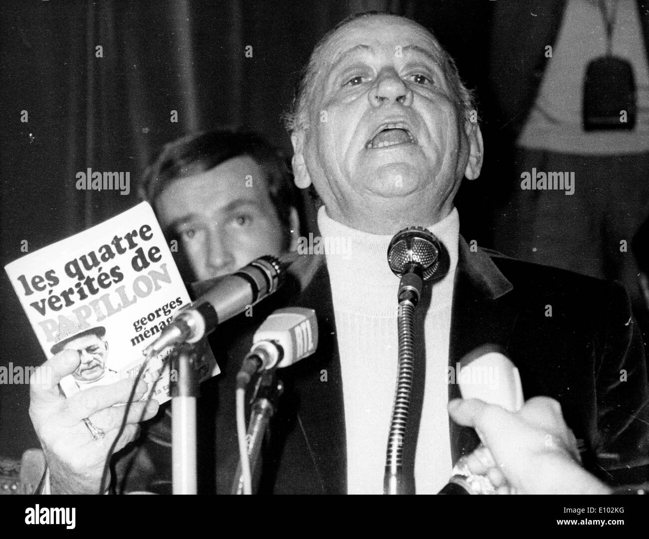 Autore di Papillon HENRI CHARRIERE, è stato condannato come un assassino dai tribunali francesi. (16 novembre 1906 - 29 luglio 1973) Foto Stock