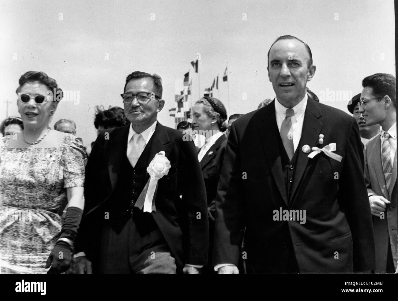 Generale americano e Maresciallo di Campo dell'esercito filippino DOUGLAS MACARTHUR (26 gennaio 1880 aprile 5, 1964) Foto Stock