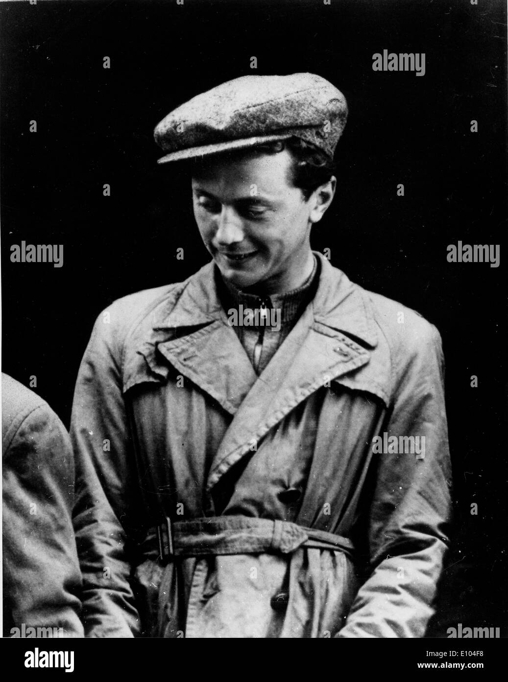 IRA leader Sean Mac Stiofain sotto arresto Foto Stock