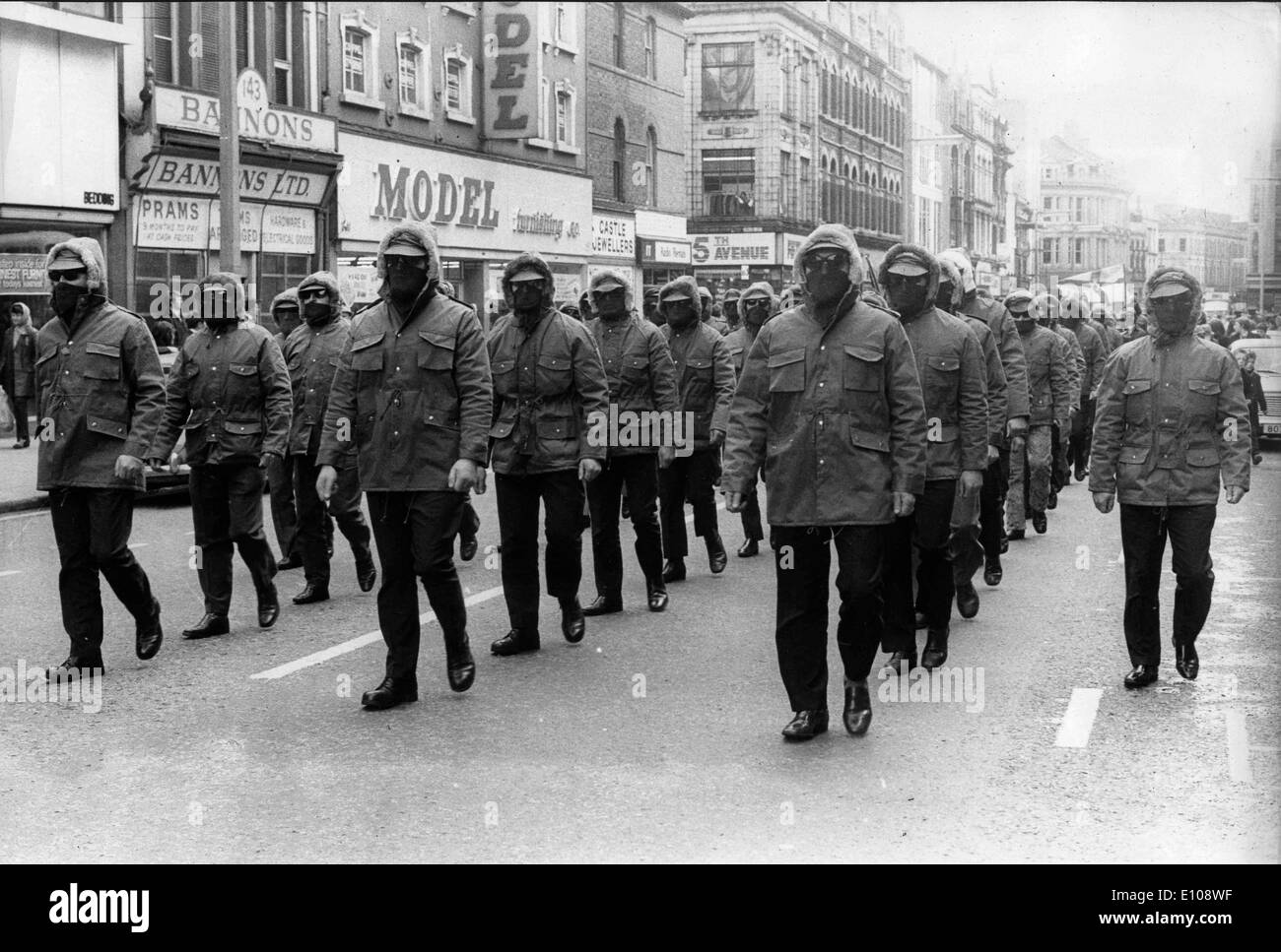 IRA gli anni dal 1970 al 1972 ha visto un esplosione di violenza politica in Irlanda del Nord, con un picco nel 1972, quando quasi 500 persone Foto Stock