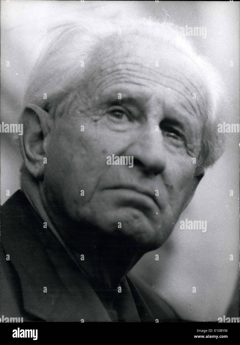Giugno 06, 1972 - Herbert Marcuse a Francoforte: uno degli altoparlanti al Angela-Davis-Congresso a Francoforte, è il ruolo di insegnante di civile americana leader di Angela Davis, che è stato scaricato due giorni fa. Circa diecimila persone hanno preso parte alla manifestazione Foto Stock