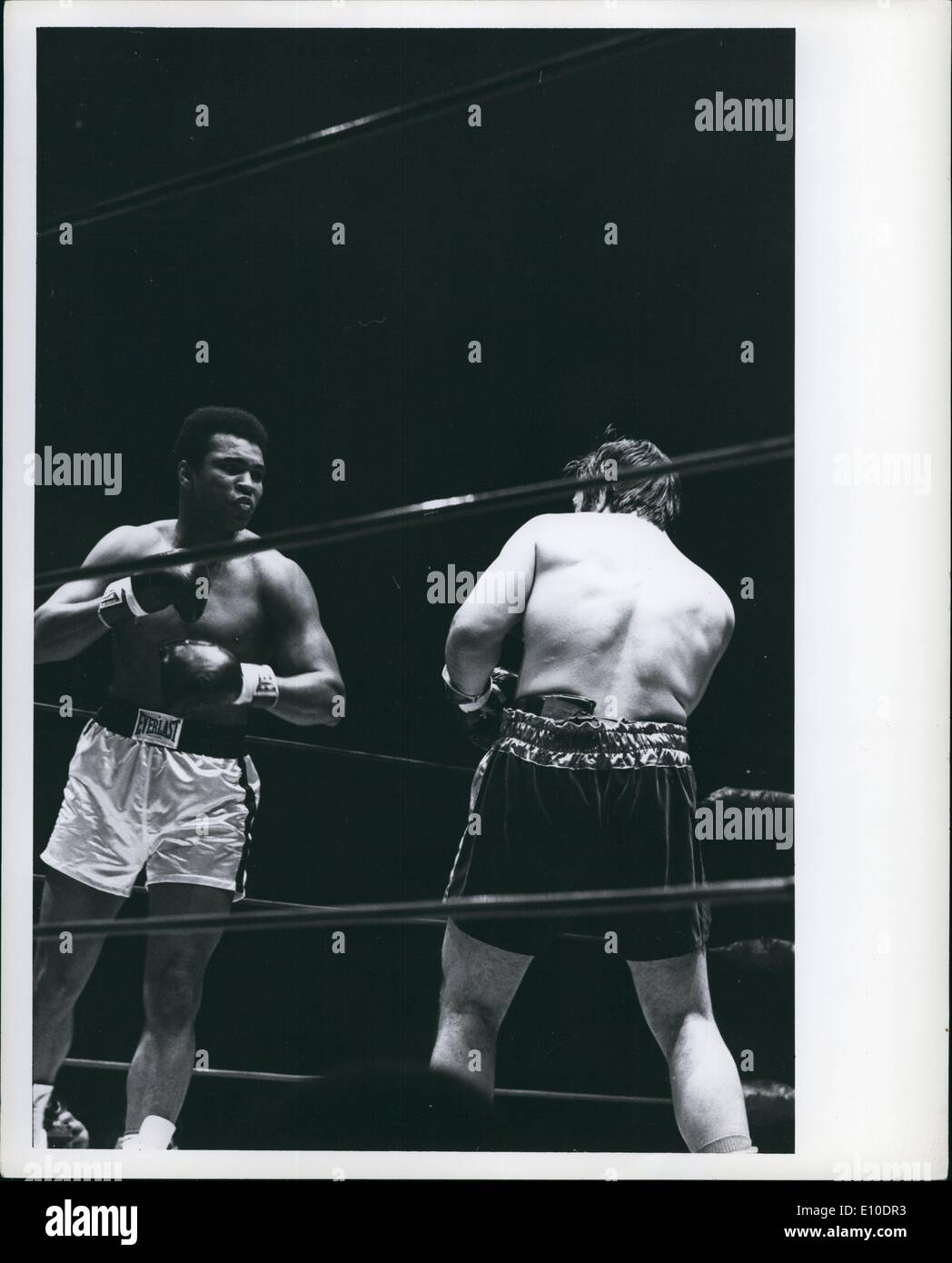 Maggio 05, 1972 - Muhammad Ali - George Chuvalo lotta di Vancouver. Foto Stock