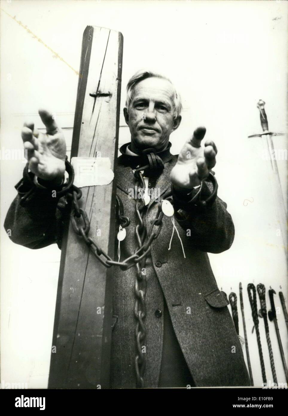 Sett. 25, 1972 - falsamente accusato mercantile norvegese alla gogna Foto Stock