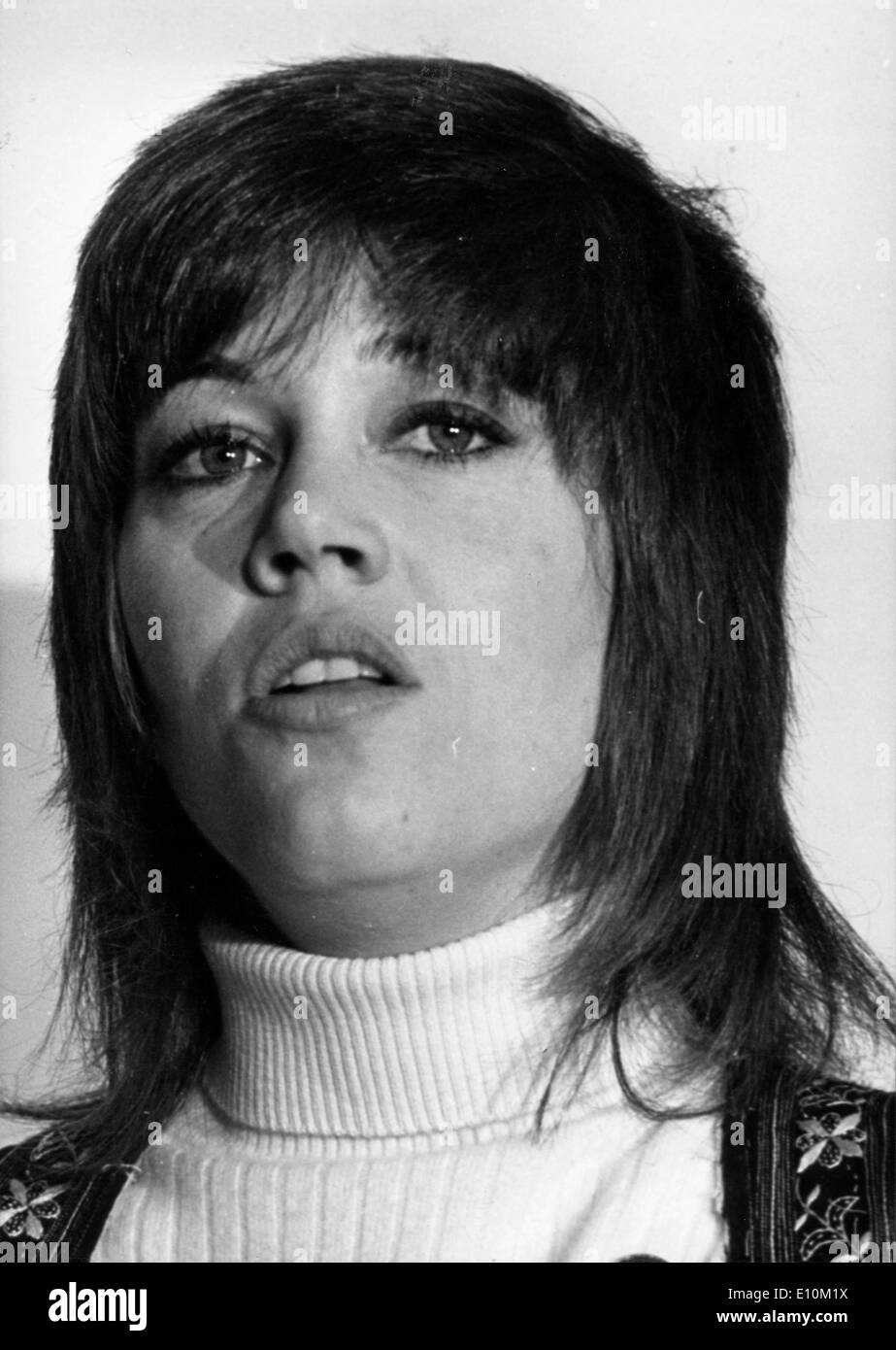 Close-up di attrice Jane Fonda Foto Stock