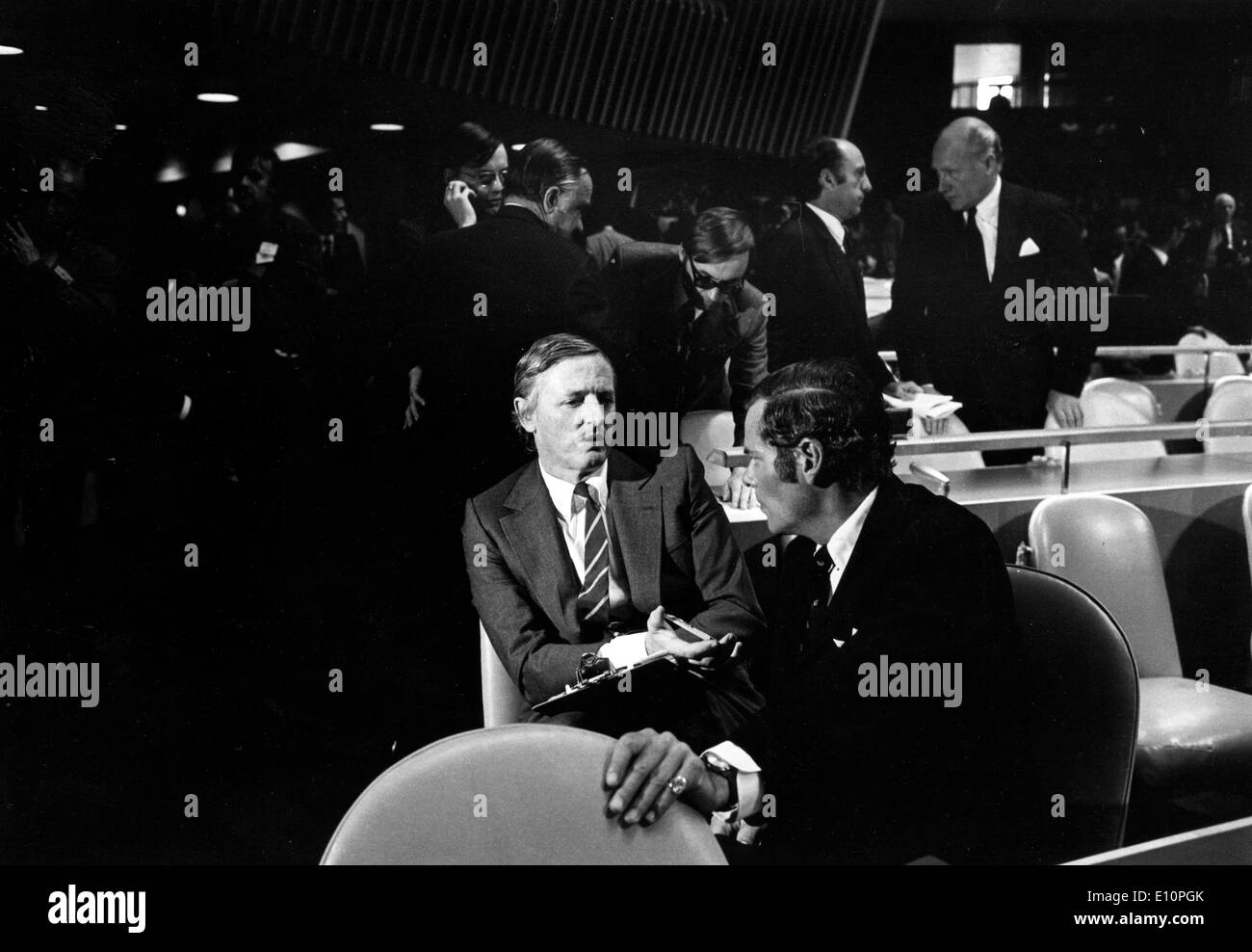 Autore americano William BUCKLEY all'Assemblea delle Nazioni Unite apertura in New York Foto Stock