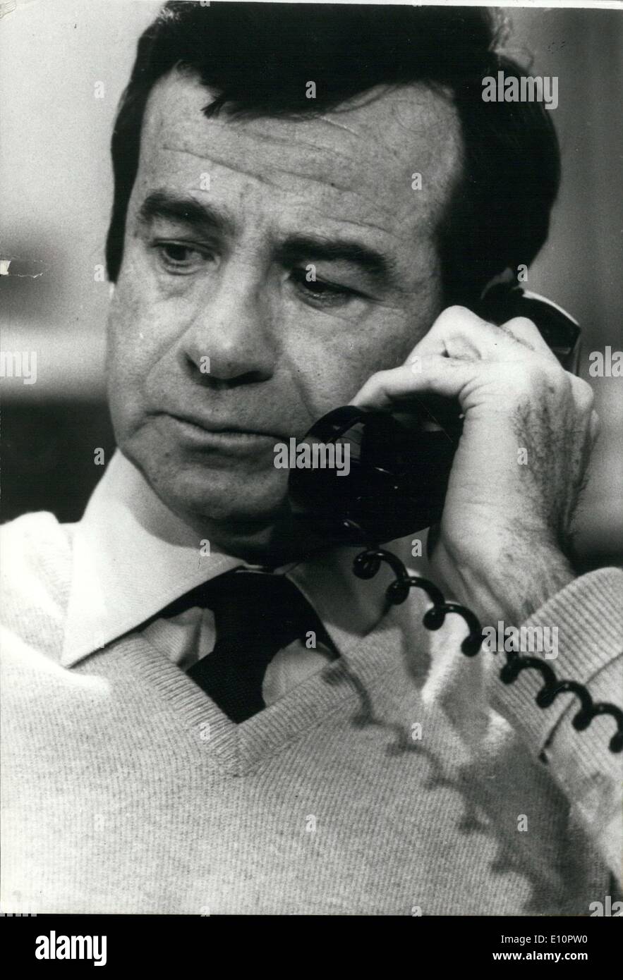 Sett. 20, 1973 - attore americano Walter Matthau è stato appena nominato ''Star dell'anno" in noi. Egli svolge il ruolo di un Bank Robber nel suo più recente film ''uccidere Charley Varrick'', prodotto e diretto da Don Siegel, che sarà venuta fuori nei teatri francesi alla fine di ottobre. Foto Stock