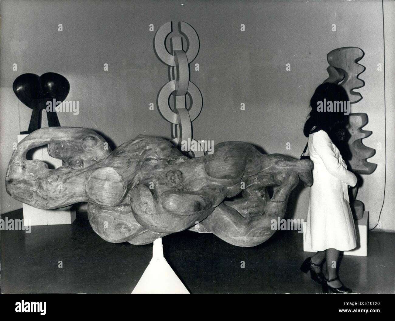 Febbraio 21, 1974 - le ninfe scultura di Yamahata Toshitsugu Museo Rodin Parigi APRESS. Foto Stock