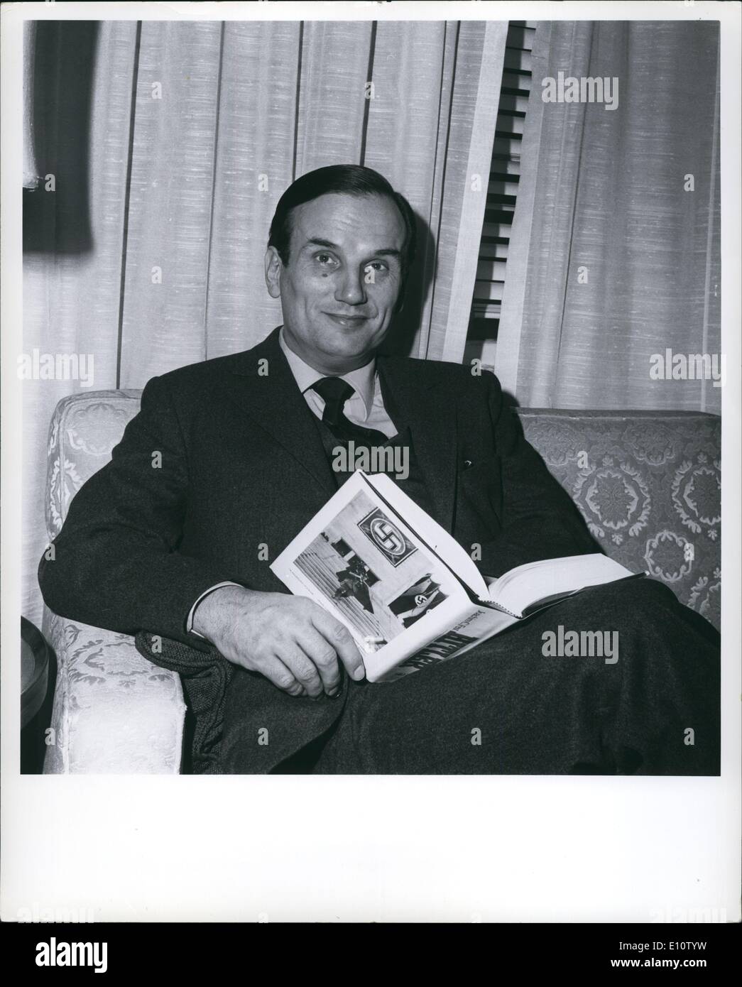 Apr. 04, 1974 - Joachim C.Fest: Ovest tedesco autore di un libro su Hitler Foto Stock