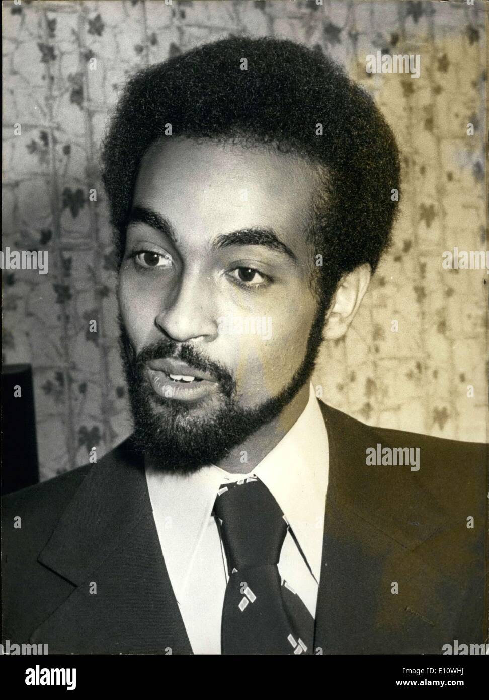 Apr. 20, 1974 - Haile Selassie è l'imperatore di Etiopia. Foto Stock
