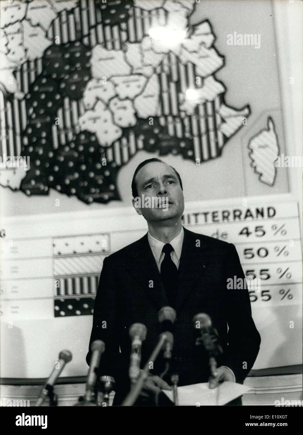 Maggio 20, 1974 - Egli è presso il Ministero dell'Interno. Foto Stock