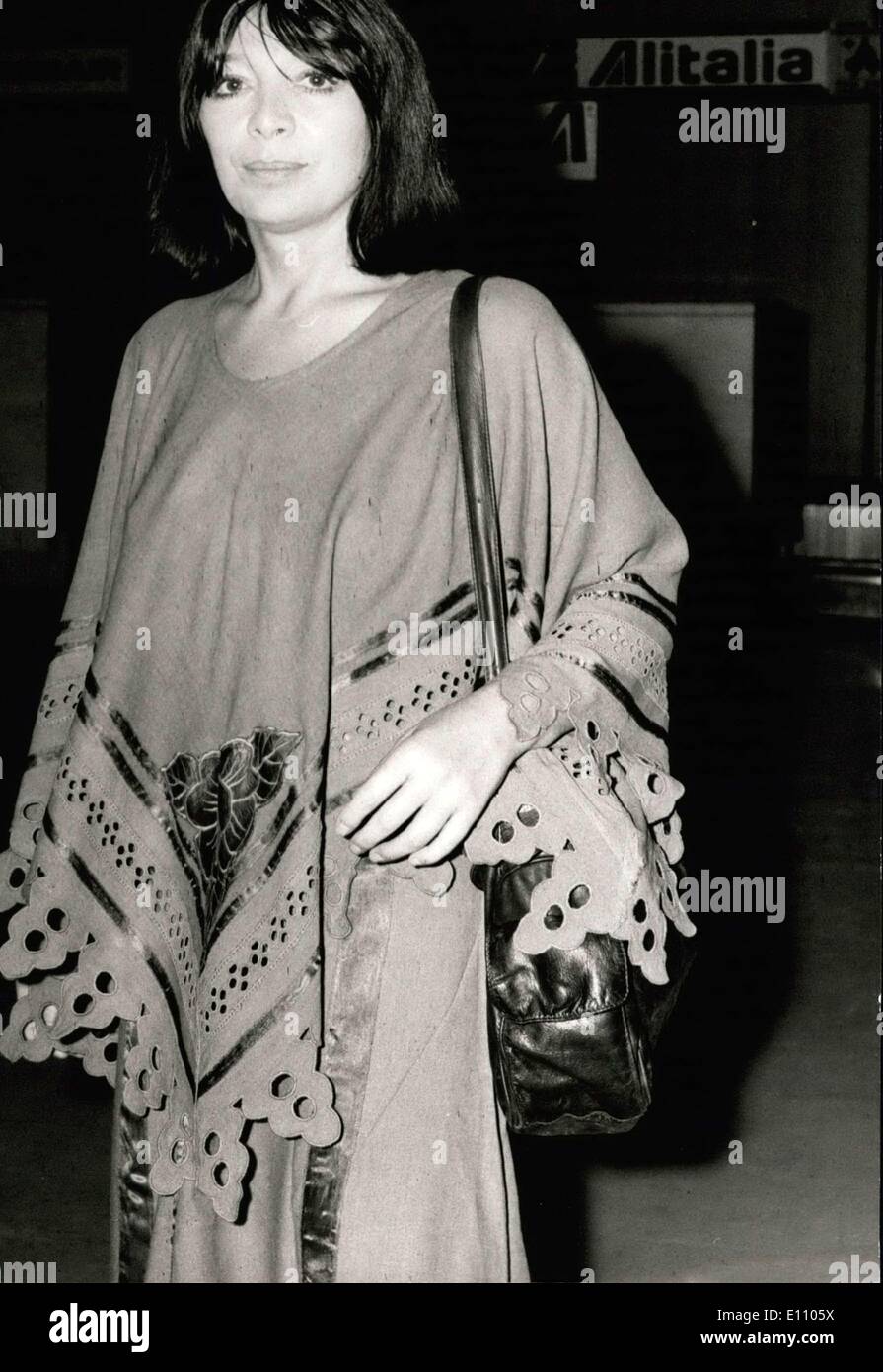 Sett. 20, 1974 - Giulietta Greco in Grecia. Foto Stock