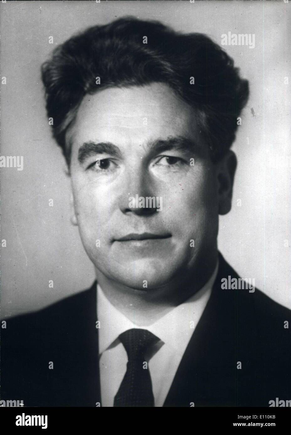 Nov. 15, 1974 - Signor Pyotr Demichev, Sovietici Ministro della Cultura Foto Stock