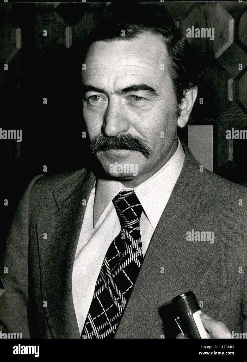 Mar 01, 1975 - Vitor Crespo Ministro senza portafoglio e Alto Commissario in Mozambico U Foto Stock