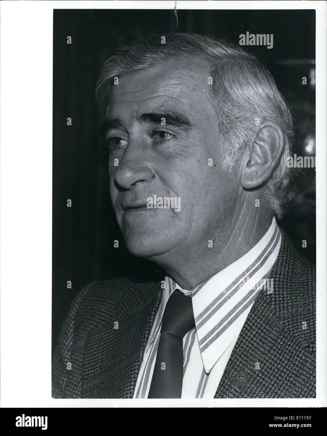 Il 12 Dic. 1974 - B.M. Snedden, p.f. Leader australiano del partito liberale all'American Australian Association pranzo, University Club, New York, N.Y. Dicembre 11, 1974 Foto Stock