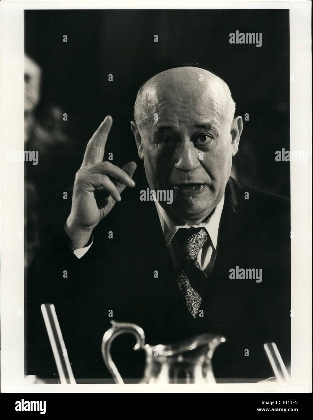 Gen 01, 1975 - Il dott. Bernard Bergman Foto Stock