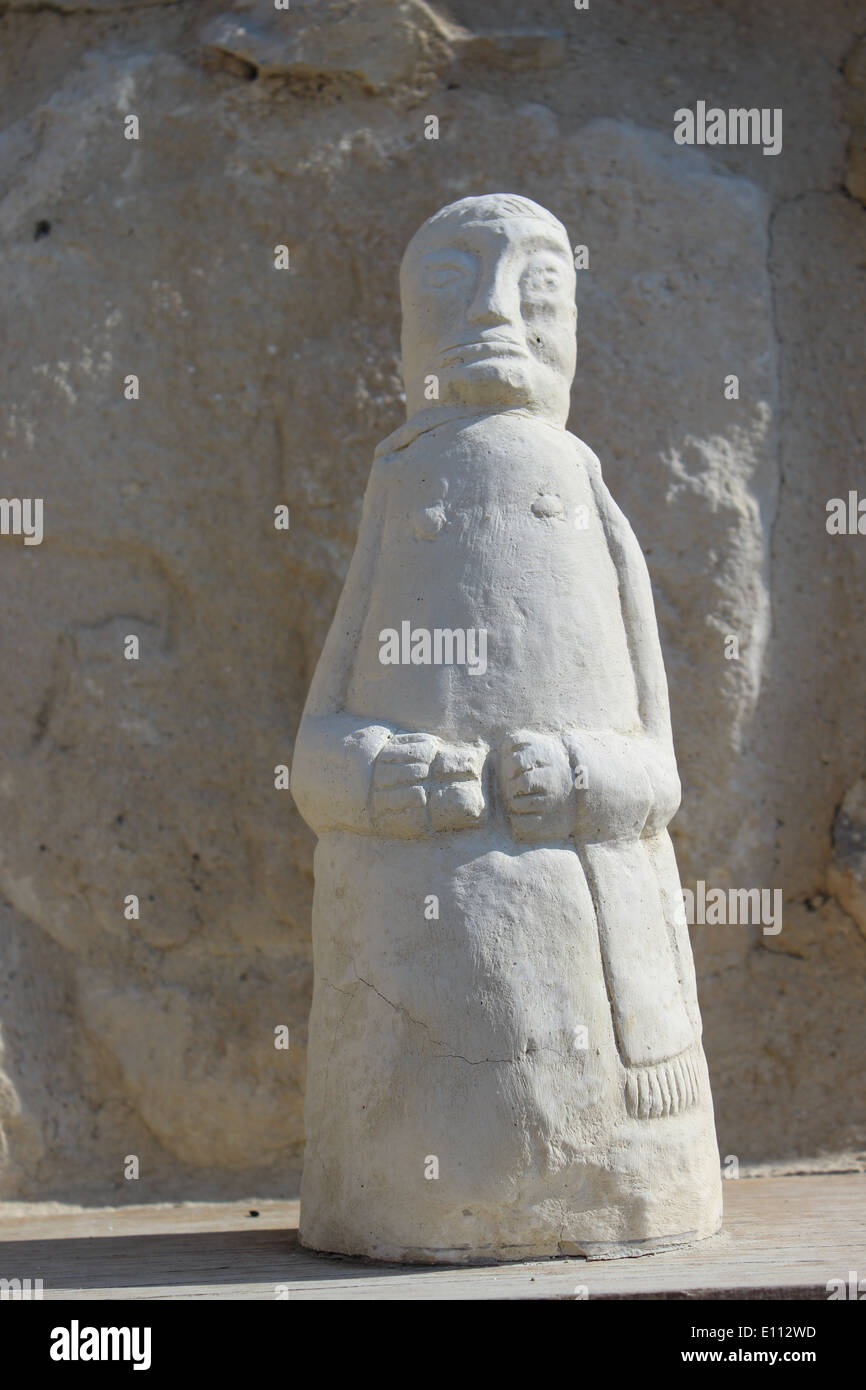 Torreparedones parco archeologico fra gli ulivi a nord di Baena, Andalusia. Foto Stock