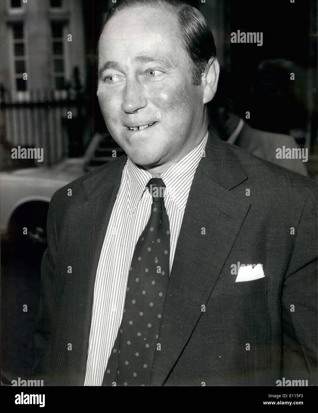 Sett. 09, 1975 - Rank capi In Boardroom Showdown: Il confrontatioin tra Sir John Davies, che dirige il rango organizzazione, Foto Stock