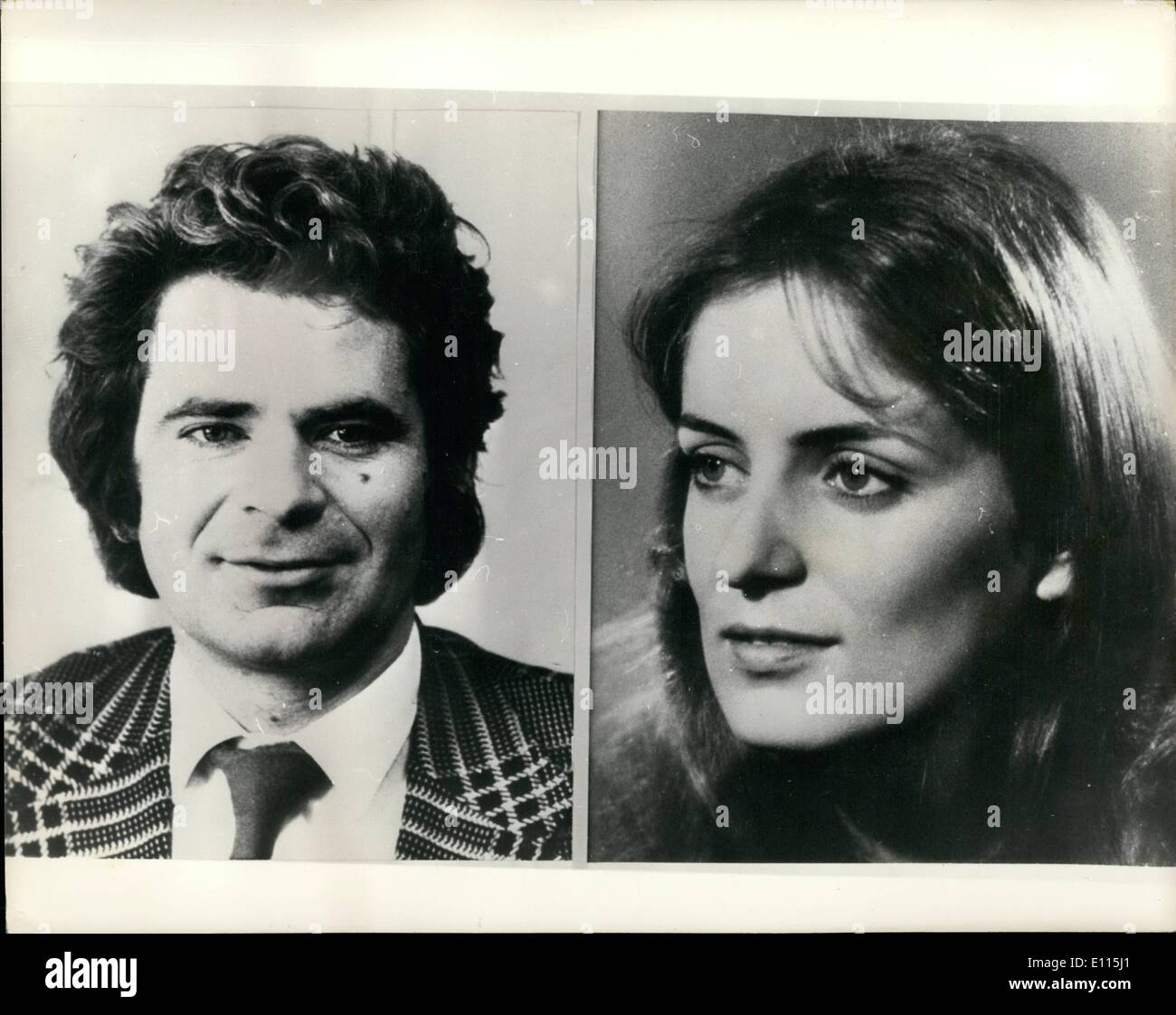 Sett. 09, 1975 - Errore su Spassky è di nuovo sposa: 30-anno-vecchia Marina Stcheffbatcheff, la ragazza francese quali mater di scacchi Boris Spassky vuole sposarsi ma i suoi guai-Marina detto ''dobbiamo imparare questa settimana la decisione finale dell'autorità sovietiche''. Lei e 38-anno-vecchio Spassky voleva sposarsi a sposarsi in Grenble su settembre 15th, ma Spassky si dice che le era stato rifiutato il permesso di viaggiare all'estero. Le autorità hanno detto che può sposarsi a Mosca a Mosca in novembre ma hanno ordinato Marina a lasciare da settembre 30 Foto Stock