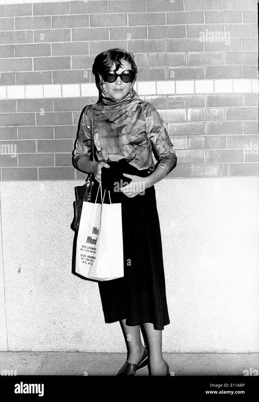 Oct 01, 1976 - New York New York, Stati Uniti d'America - File (foto) SPERANZA COOKE è un American socialite che era il Gyalmo (regina consorte) di Foto Stock