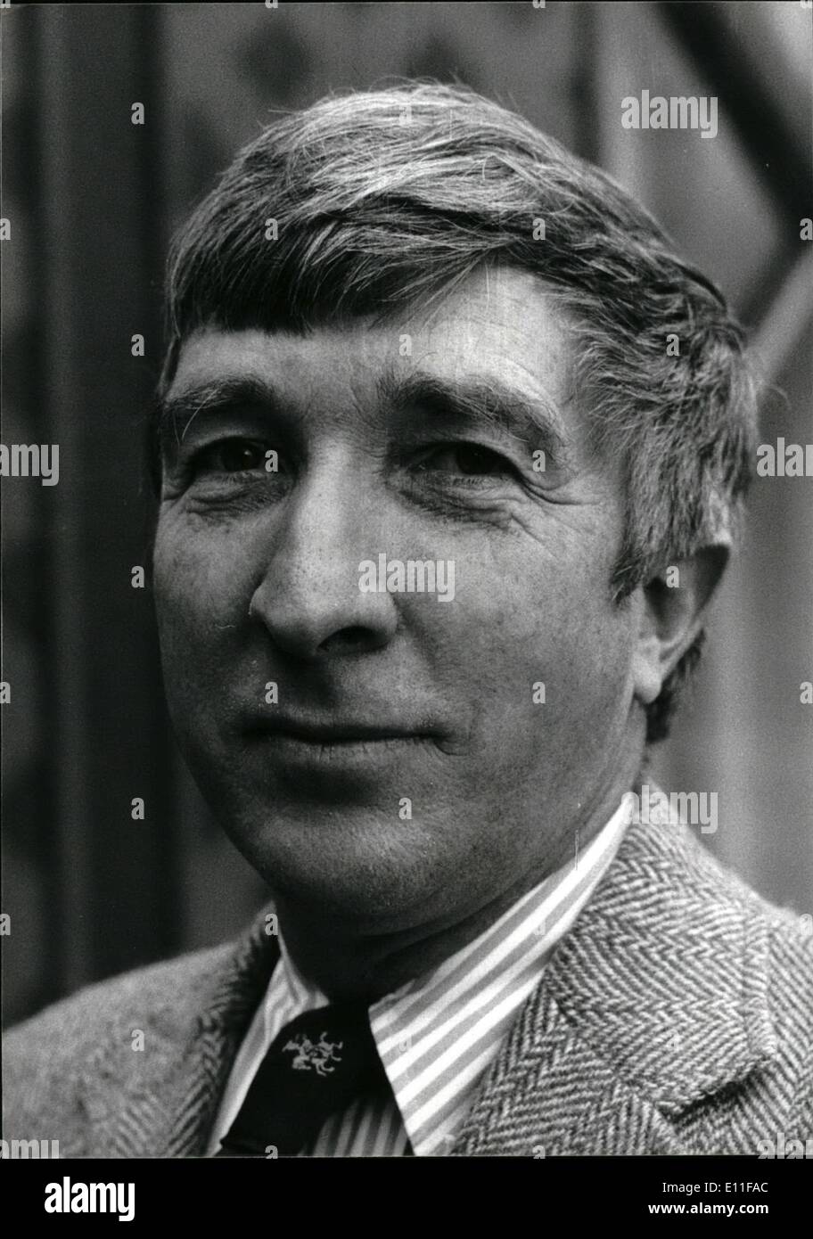 Ottobre 10, 1977 - John Updike, autore americano. Foto Stock