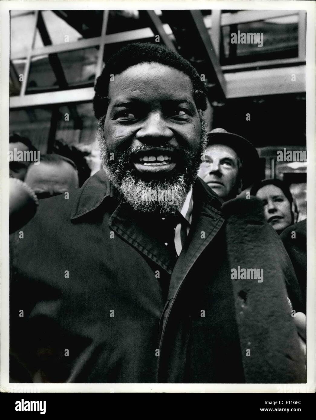 Febbraio 02, 1978 - Sam Nujoma capo della SWAPO neri militante della Namibia ONU Plaza Hotel Foto Stock