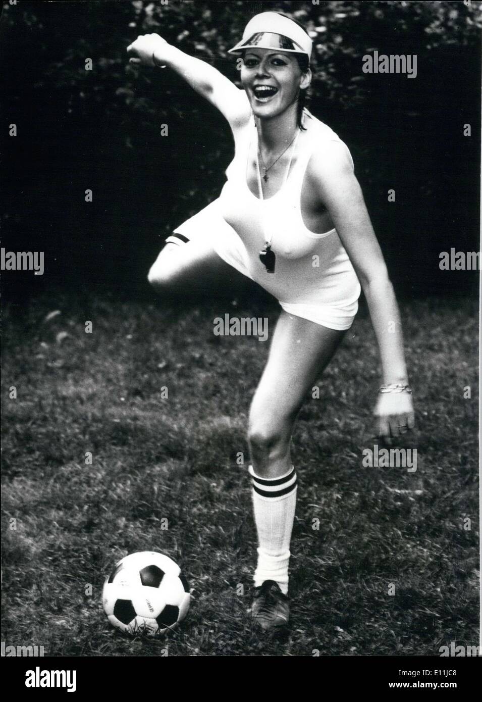Apr. 26, 1978 - Marija attende con ansia la Coppa del Mondo in Argentina Foto Stock