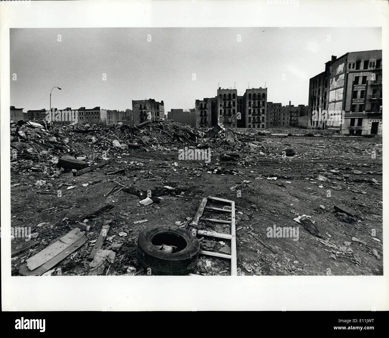 Agosto 08, 1978 - Oggetto: South Bronx, New York Foto Stock