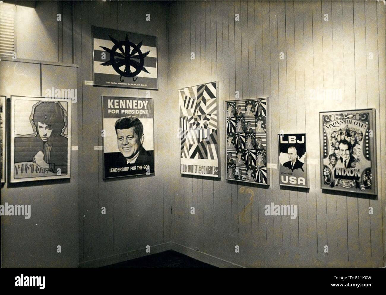 10 maggio 1978 - Visualizzazione dell'Arte Americana presso il museo di Parigi Foto Stock