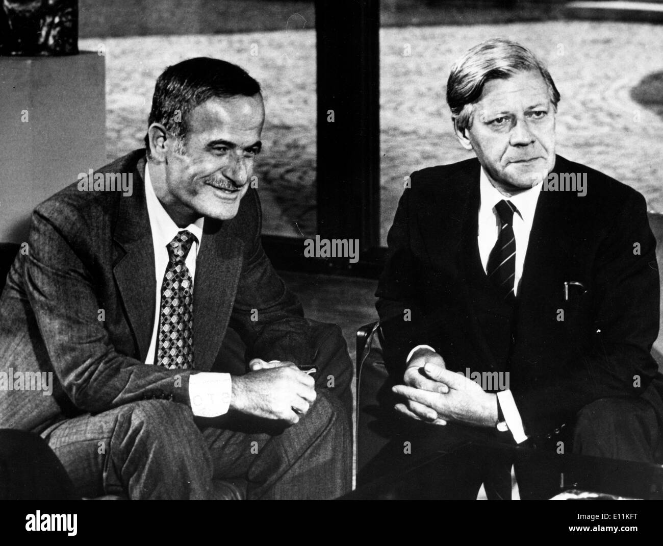 Sep 20, 1978; Bonn, Germania; il presidente della Repubblica araba siriana e Mrs.Assad pagato una visita ufficiale in Germania Ovest Foto Stock