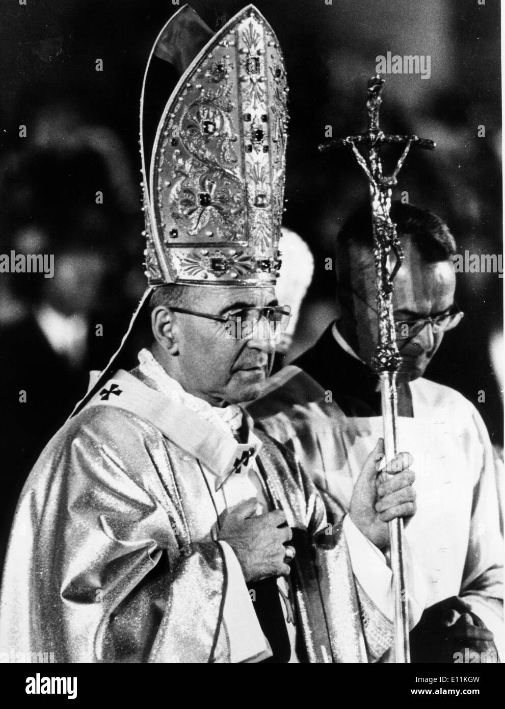 Set 29, 1978; Roma, Italia; IL PAPA GIOVANNI PAOLO II (1912-1978), il Papa e il Sovrano dello Stato della Città del Vaticano da 8/78-9/78. (Credito Immagine: © Foto Stock