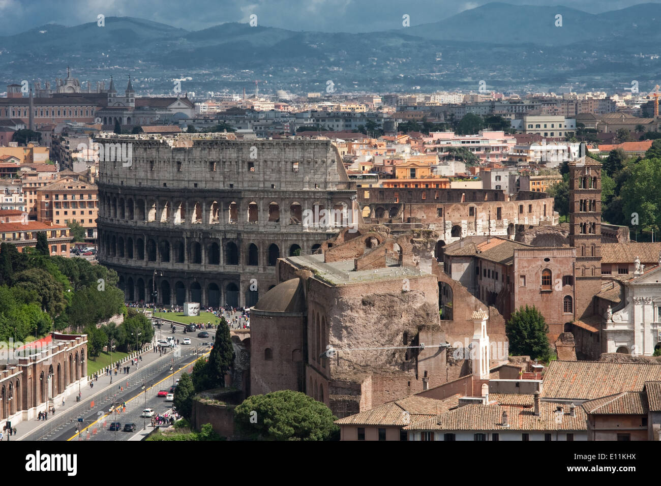 Kolosseum, Rom, Italien - Colosseo, Roma, Italia Foto Stock