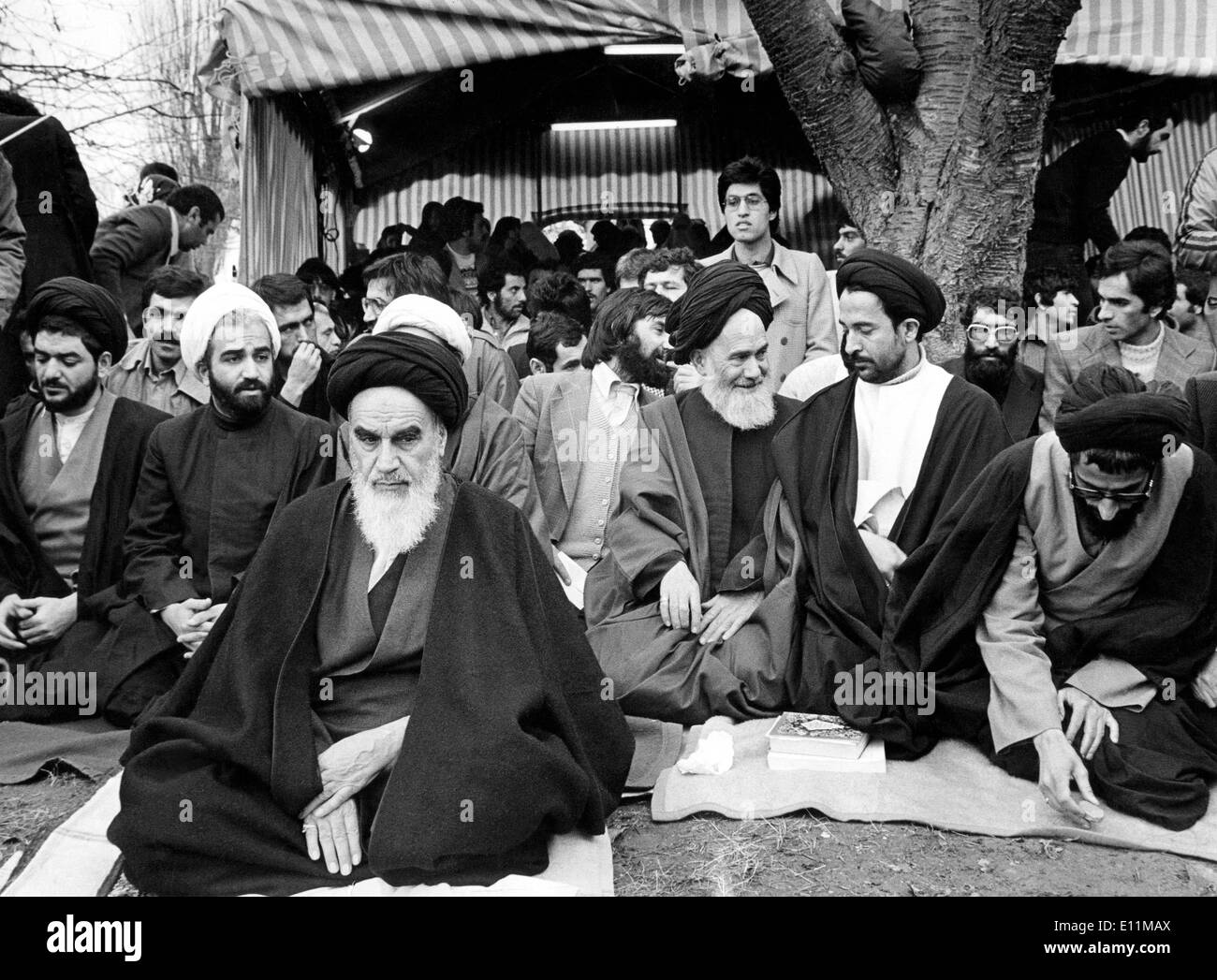 5527613 (900326) Ayatollah Khomeini (24.09.1902 - 03.06.1989, Ruhollah Mussawi HENDI) iranischer Religionsf hrer und Politiker, Foto Stock