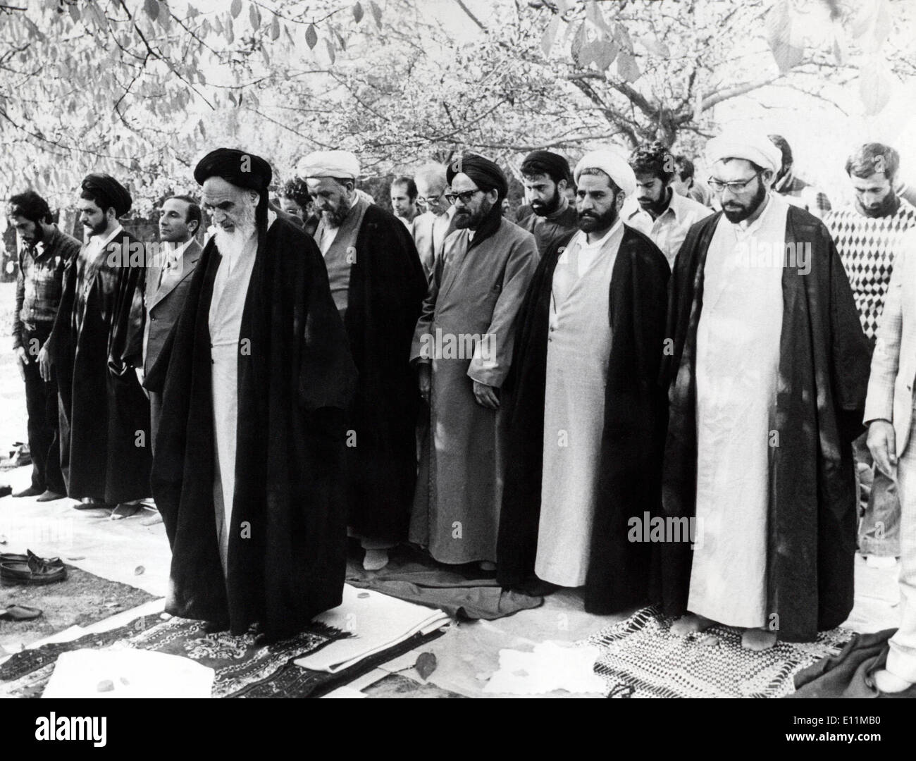 5527615 (900326) Ayatollah Khomeini (24.09.1902 - 03.06.1989, Ruhollah Mussawi HENDI) iranischer Religionsf hrer und Politiker, Foto Stock
