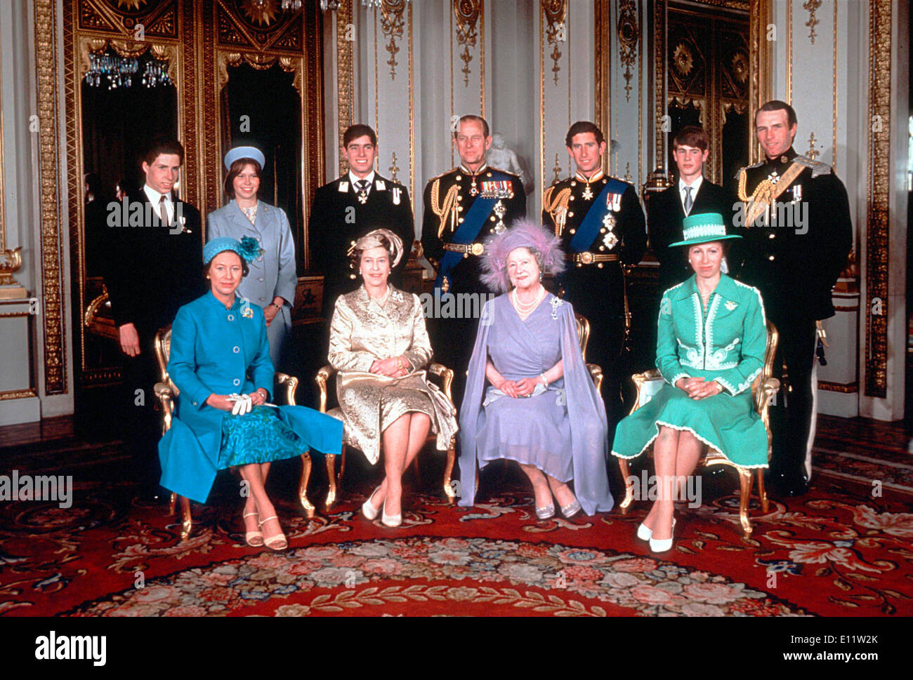 Casa di Windsor Royal Family Foto Stock