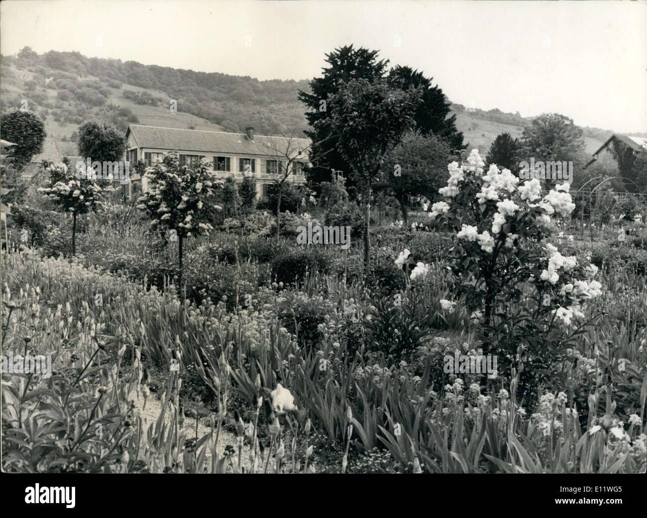 21 maggio 1980 - Casa restaurata e giardini di Claude Monet Foto Stock