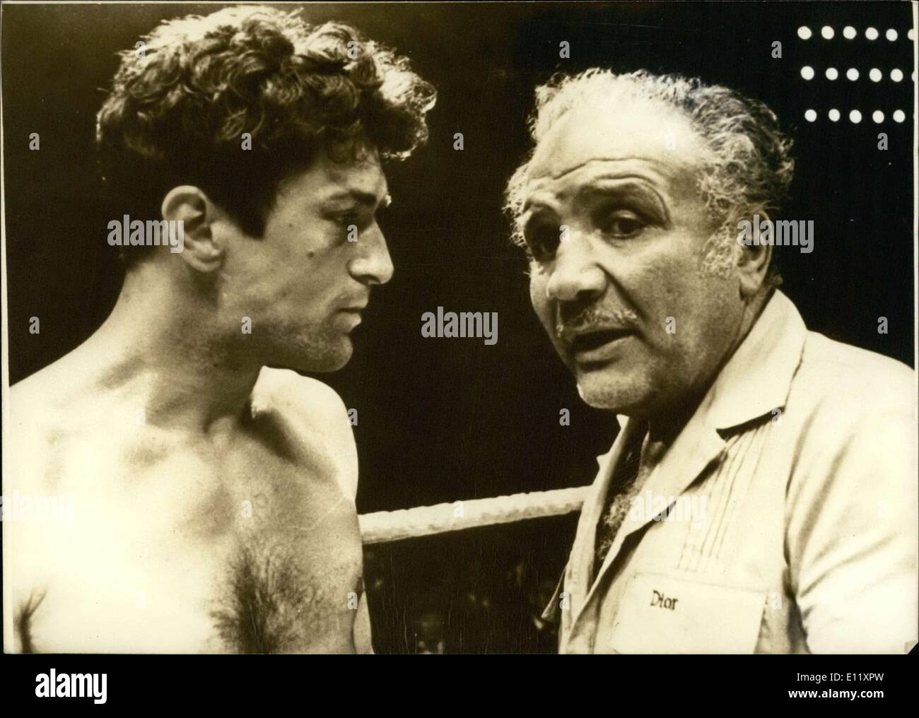Febbraio 20, 1981 - Il film è basato su Jake La Motta il libro che era un pugile campione del mondo nel 1948 quando ha battuto Marcel Cerdan. La Motta nasce nel Bronx. Foto Stock Febbraio 20, 1981 - Il film è basato su Jake La Motta il libro che era un pugile campione del mondo nel 1948 quando ha battuto Marcel Cerdan. La Motta nasce nel Bronx. Foto Stock