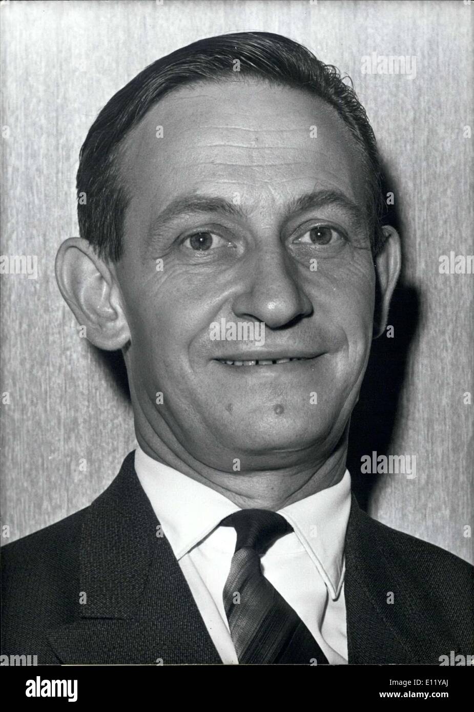 Dic. 22, 1980 - Cooperazione il ministro Robert Galley ritratto Foto Stock