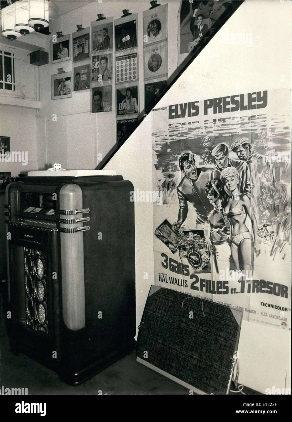 Dic. 03, 1982 - Elvis Presley presentano Foto Stock