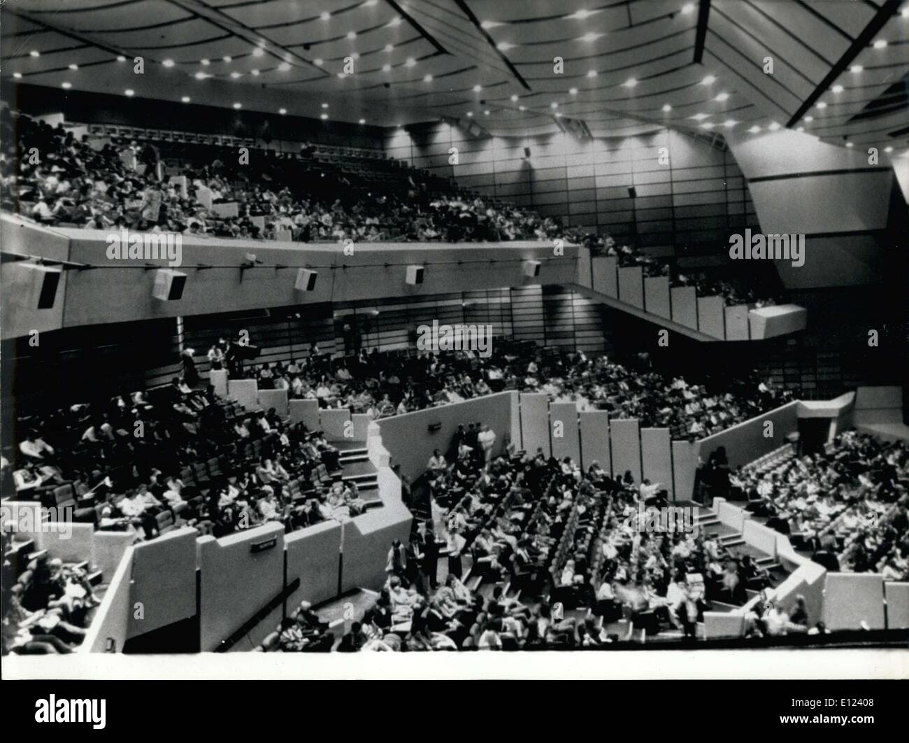 13 maggio 1985 - Grande Auditorium, Nice, Francia Acropoli apertura Foto Stock