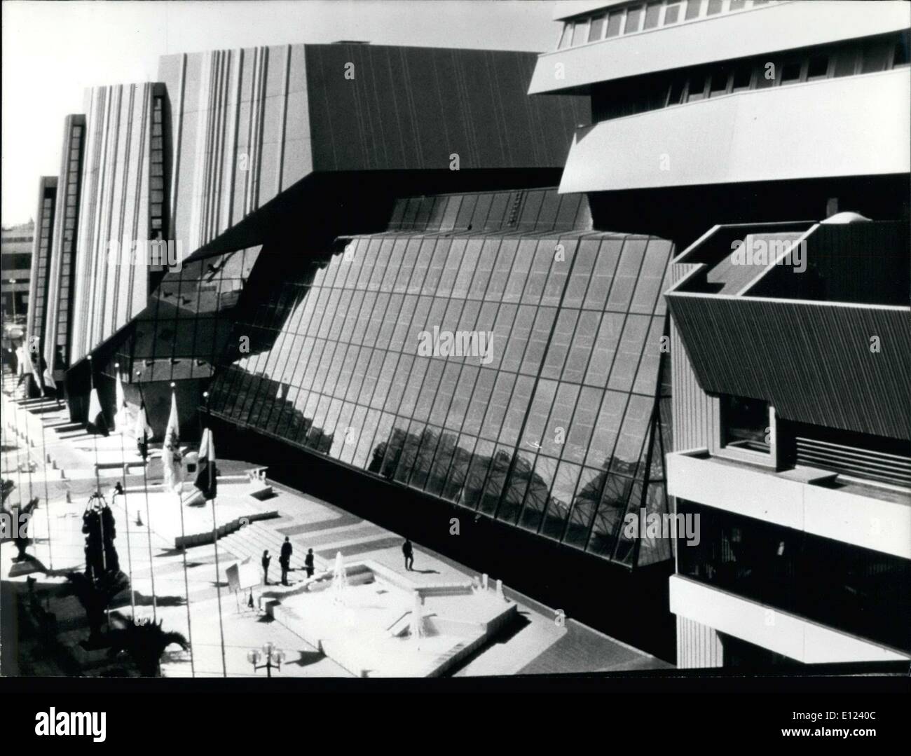 13 maggio 1985 - L'Acropoli, il nuovo centro congressi in Nizza Foto Stock