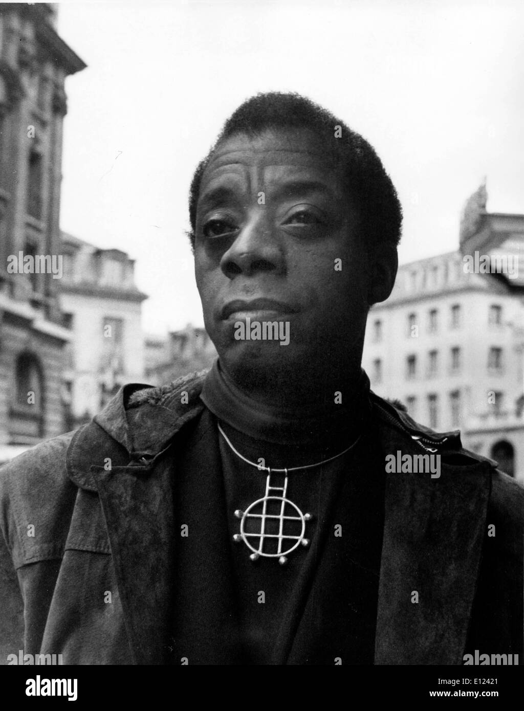 JAMES BALDWIN era un romanziere americano, saggista, drammaturgo, poeta e critico sociale. Foto Stock