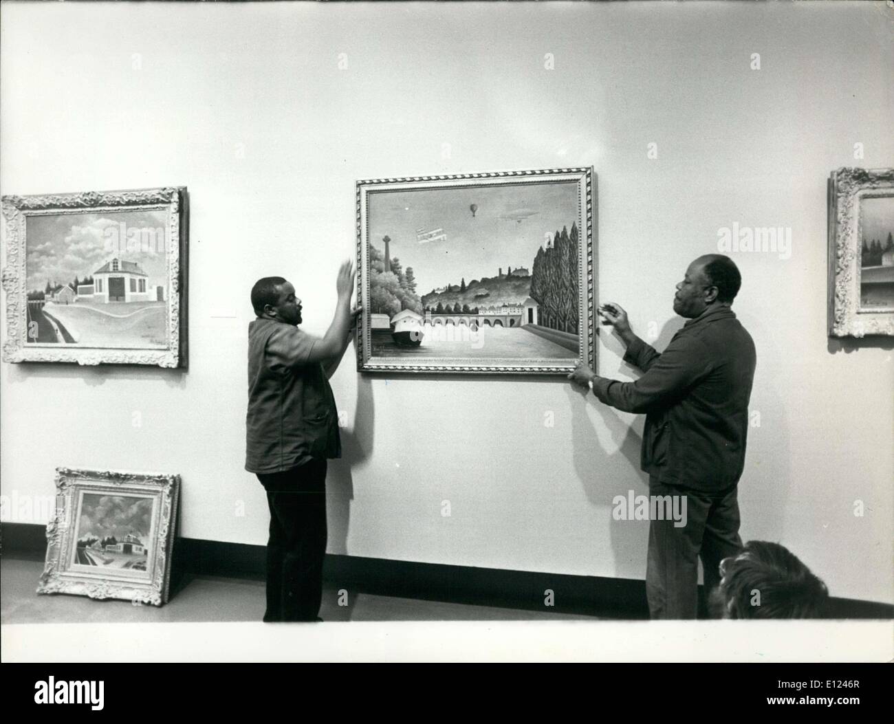 Sett. 14, 1984 - Henri Rousseau in mostra a Parigi Foto Stock